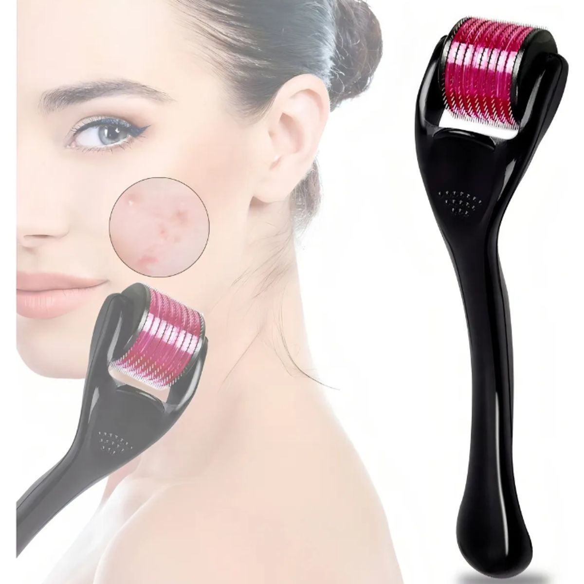 GENERICO - Derma Roller Rodillo Estimulador Crecimiento 0.5MM