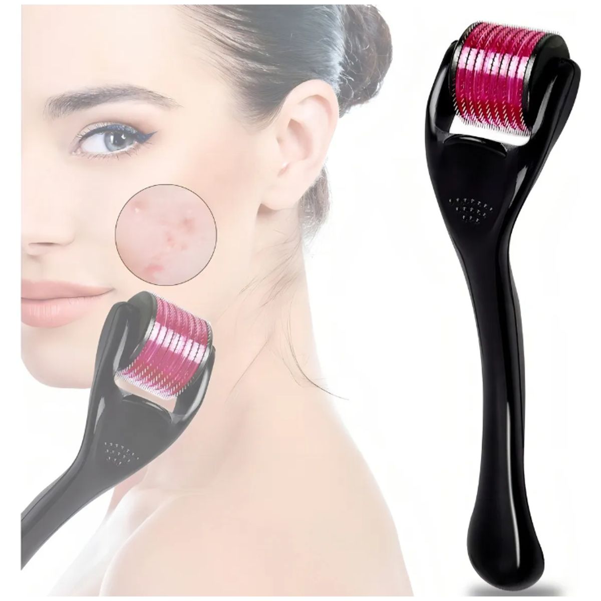 GENERICO - Derma Roller Rodillo Estimulador Crecimiento 0.5MM