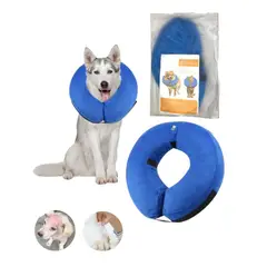 GENERICO - Collar Isabelino Inflable Protector Perros Gatos XL