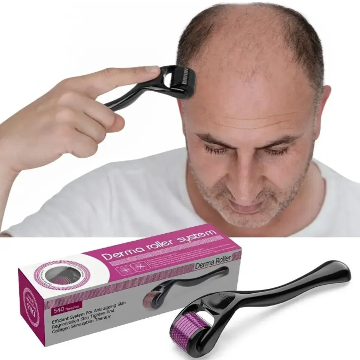 GENERICO - Derma Roller Rodillo Estimulador Crecimiento 05mm