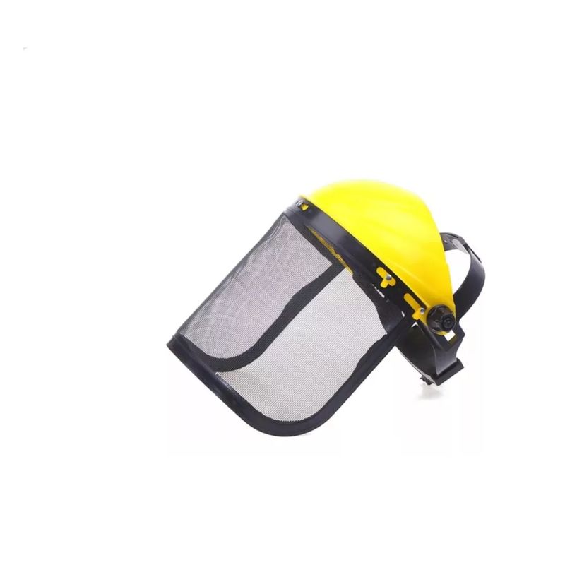 GENERICO - Casquete Con Malla Forestal Protección Facial Desmalezadora