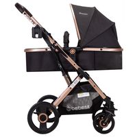 Coche Cuna Paseo Vox Gold Negro