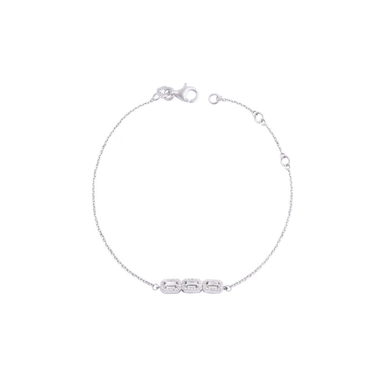 JB JOYAS BARON - Pulsera de Oro 18kt 19 puntos de diamante