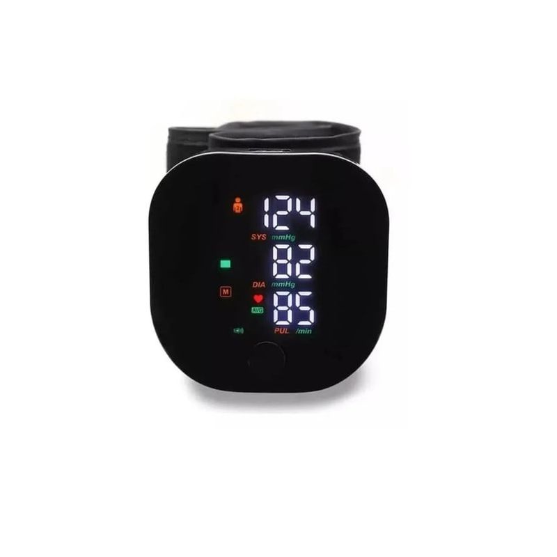 ANGELES DEL HOGAR - TENSIÓMETRO DIGITAL DE MUÑECA RECARGABLE PANTALLA LCD