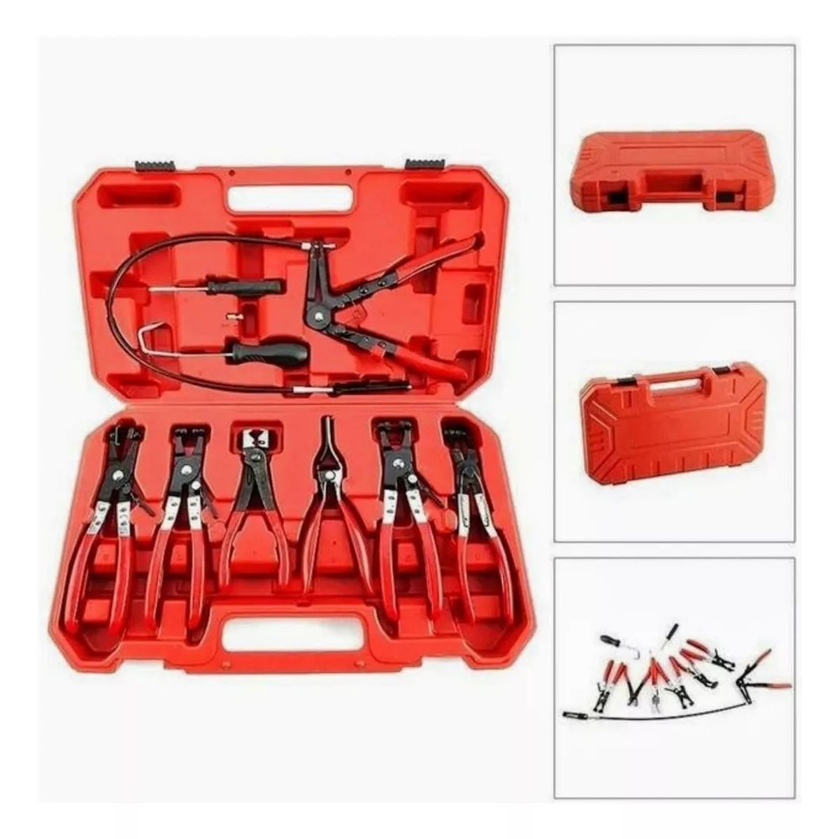 GENERICO - Juego De 9 Alicates Abrazaderas De Manguera