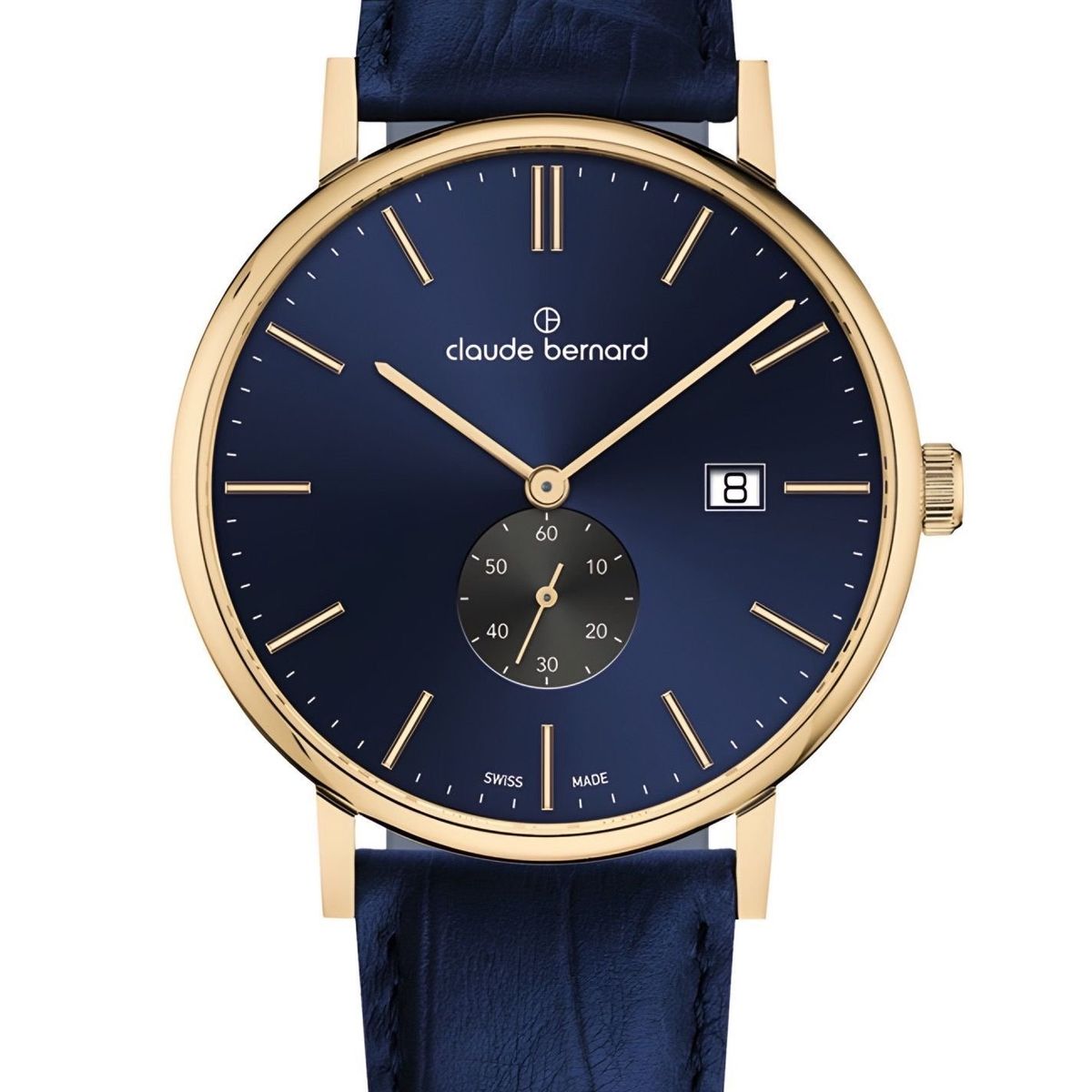 CLAUDE BERNARD - Reloj Claude Bernard Classic Slim Line Blue Hombre