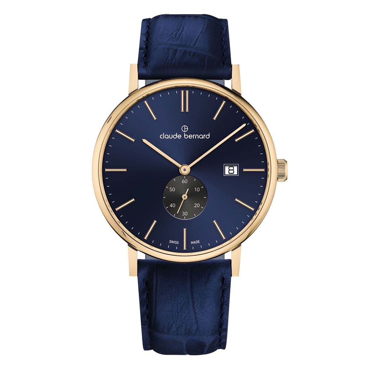 CLAUDE BERNARD - Reloj Claude Bernard Classic Slim Line Blue Hombre