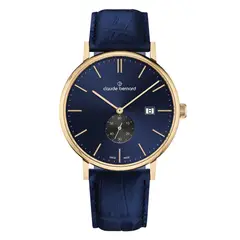 CLAUDE BERNARD - Reloj Classic Slim Line Blue Hombre