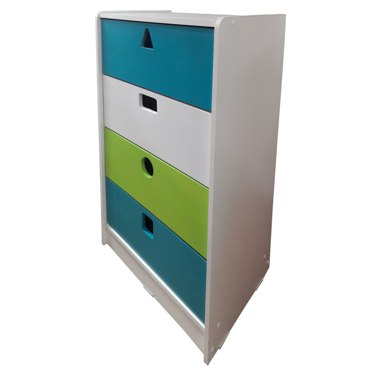MUEBLES KIDS - Cajonera de 4 cajones Geométrica