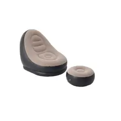ANGELES DEL HOGAR - SOFA SILLA SILLON INFLABLE CON REPOSA PIES