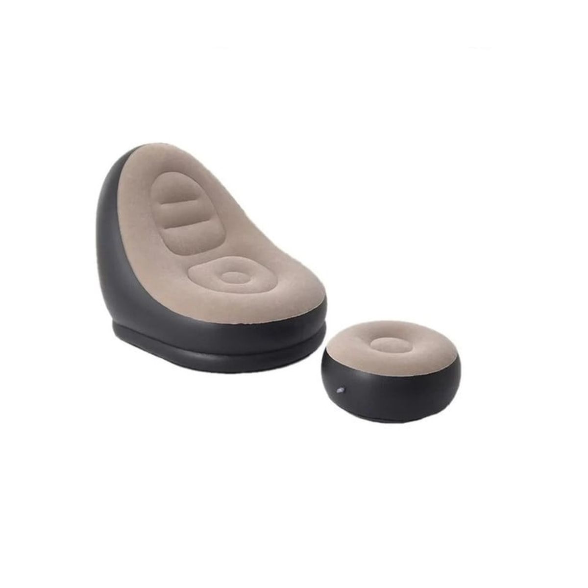 ANGELES DEL HOGAR - SOFA SILLA SILLON INFLABLE CON REPOSA PIES