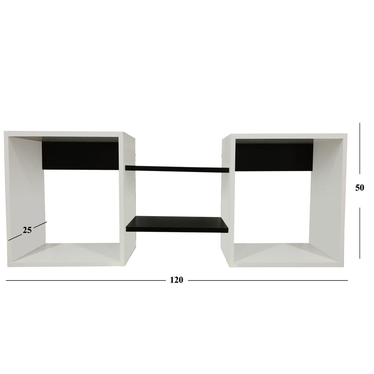 MUEBLES KIDS - Repisa cubo negra