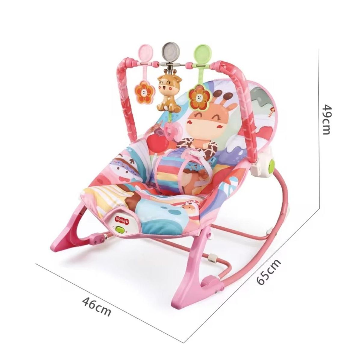 GENERICO - Silla Mecedora Musical Para Bebe 3 En 1 Gran Calidad