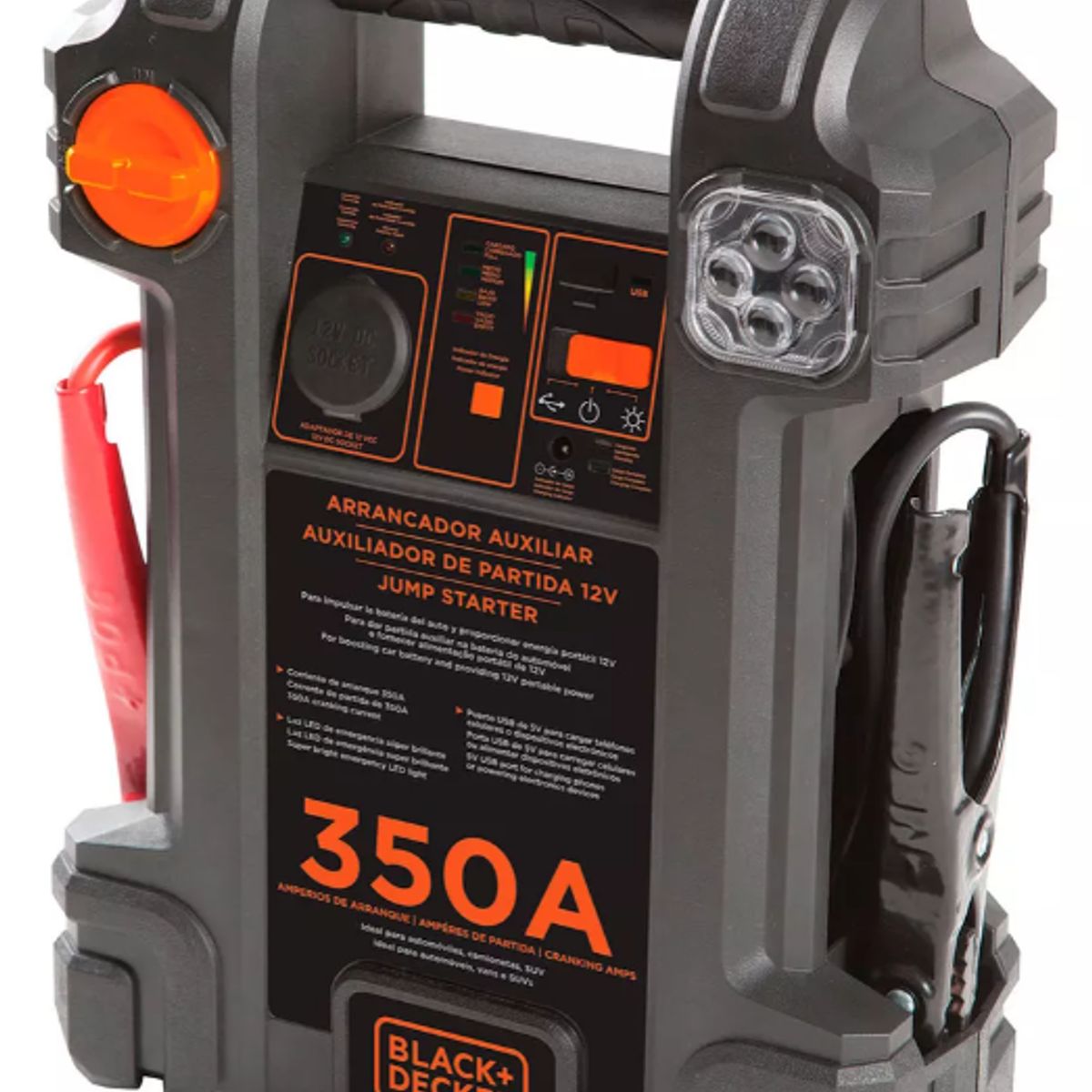 BLACK+DECKER - Partidor Auxiliar 350amp Black+decker Js350s-b2c