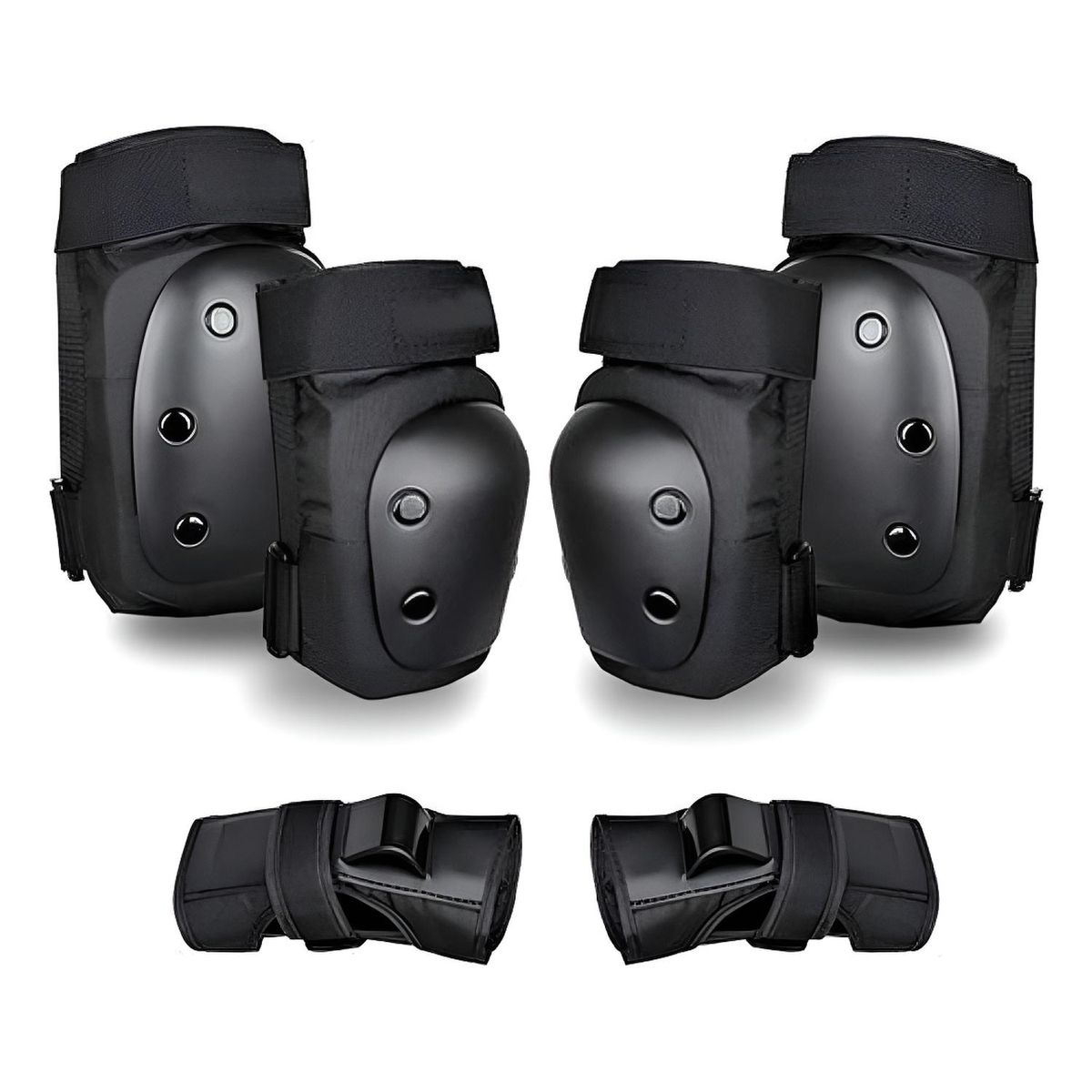 GENERICO - Set Protección Adulto Rodilleras Coderas Muñequeras Roller - Multicolor