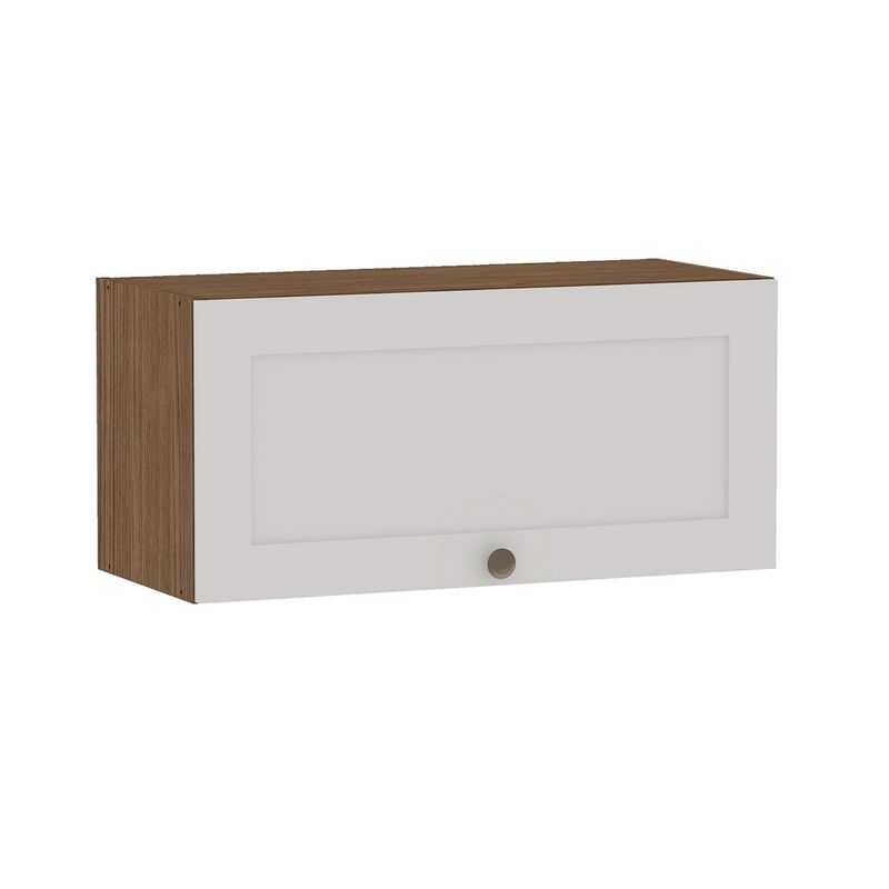 DF HOME - Mueble Mural Aéreo 800 1 Puerta Conecta - Blanco 1309P.0001