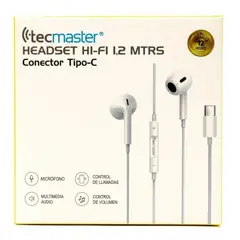 TECMASTER - Audifonos In Ear Hi-fi Conector Tipo C