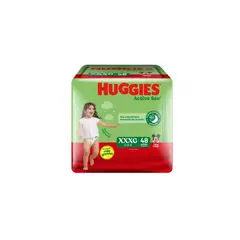 HUGGIES - Pañales Active Sec - Talla Xxxg 48 Un