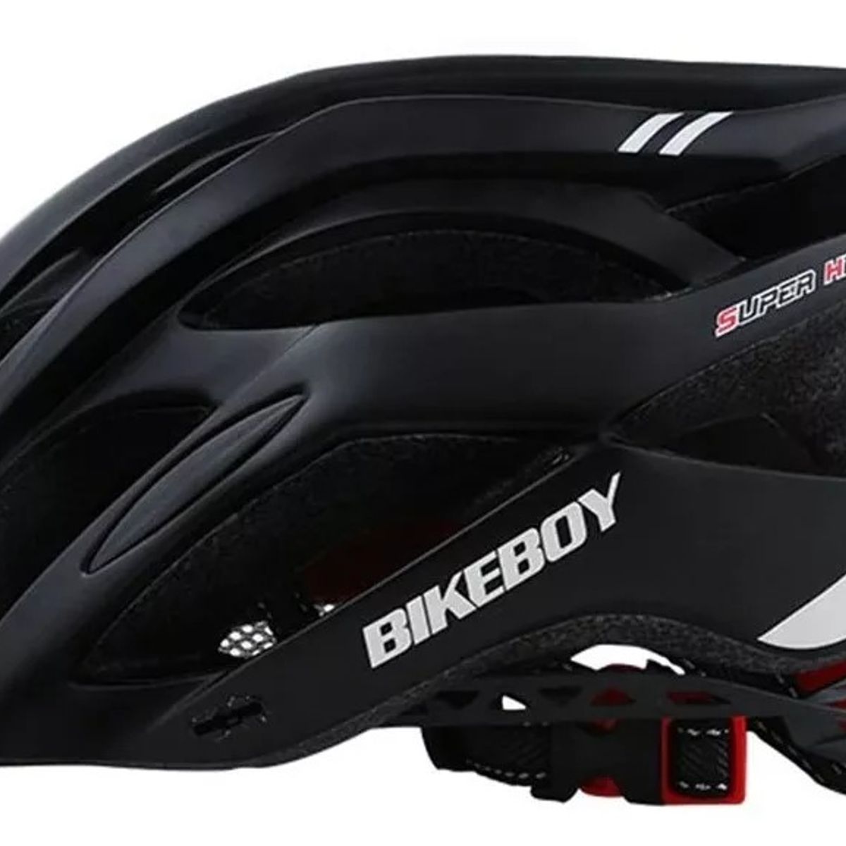 GENERICO - Casco Bicicleta Bikeboy Ajustable Mtb Liviano Acolchad Negro
