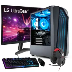 HYPERPC - PC GAMER + MONITOR 27 + Perif: AMD RYZEN 5 8400 32gb 1Tb RTX 3050 WiFi