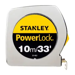 STANLEY - Cinta métrica PowerLock 10m/33' 33-463S