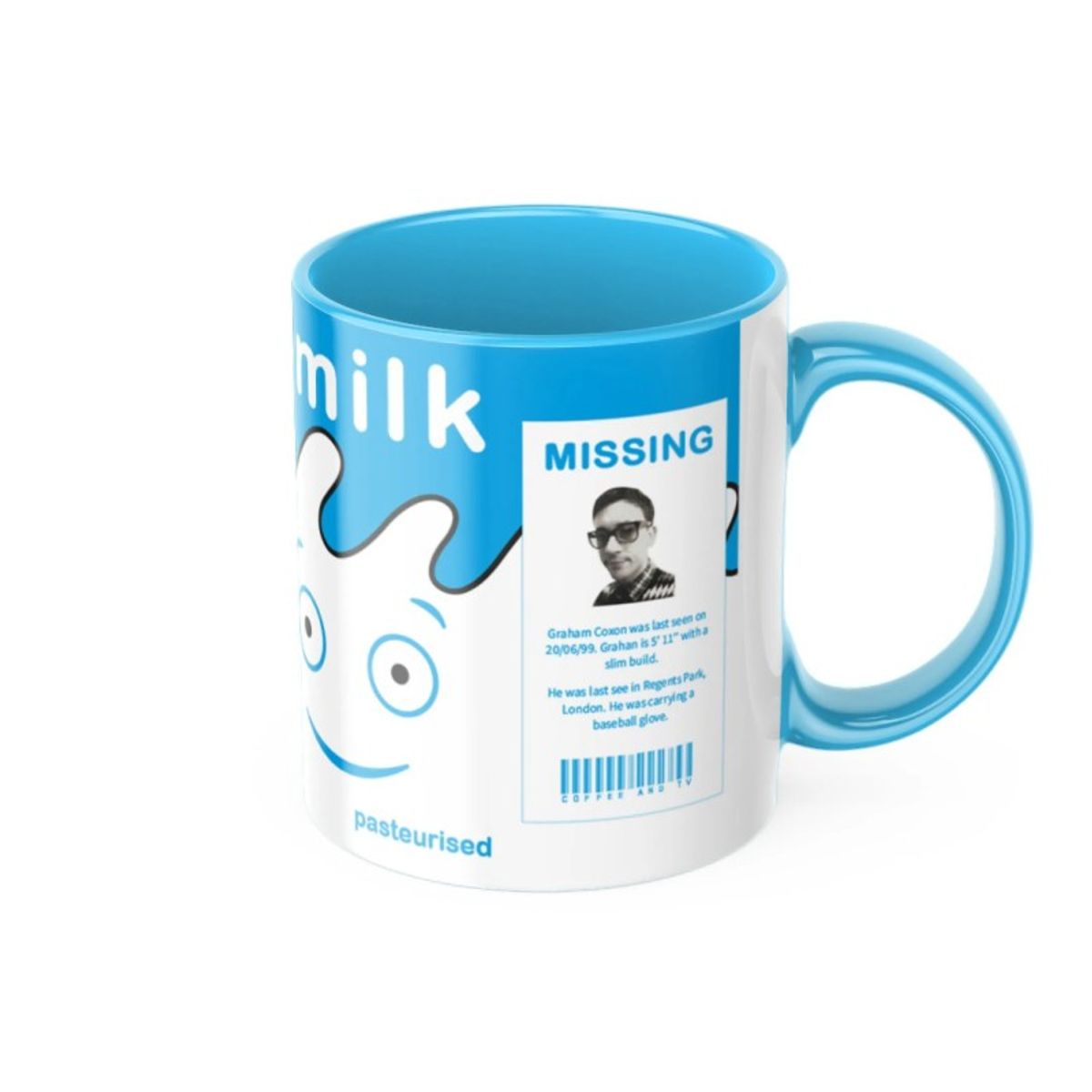 GENERICO - Tazón Blur Coffee and TV Cajita de Leche