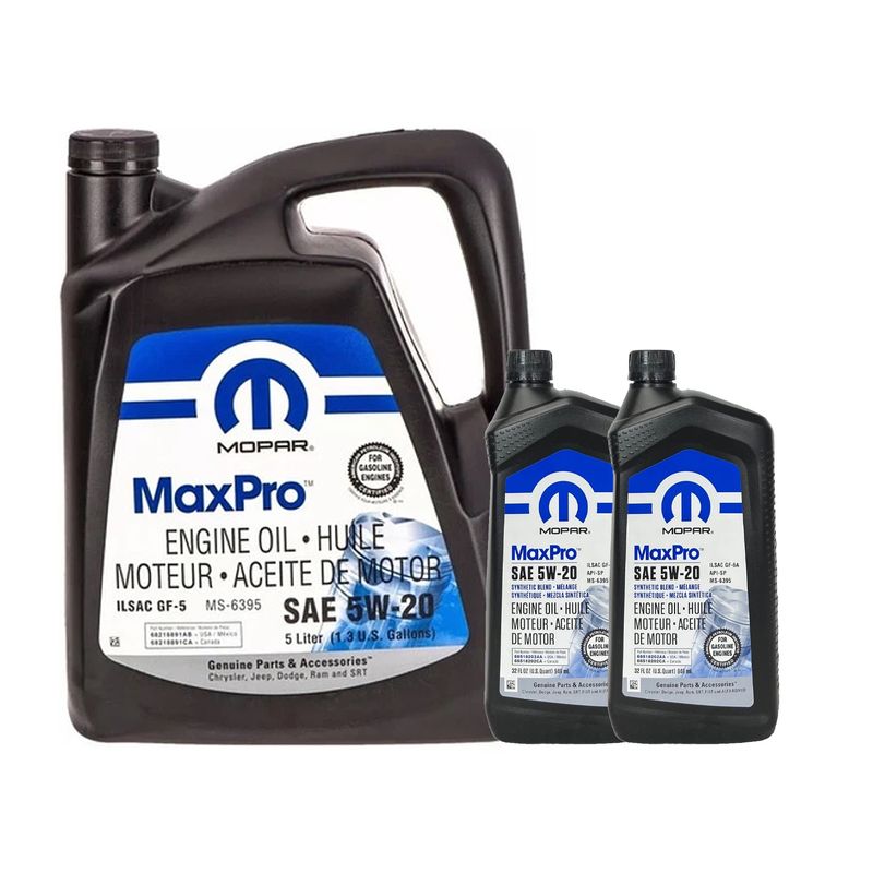 GENERICO - Aceite Motor 5w20 Mopar / Dodge / Jeep Bidon 6.89 Litros