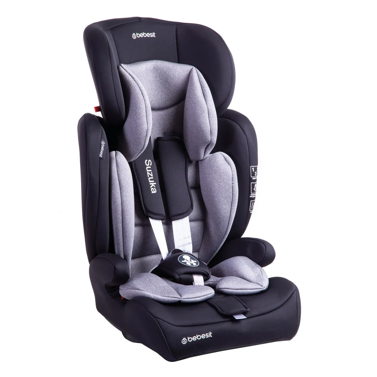 BEBESIT - Silla de Auto Butaca Suzuka Gris