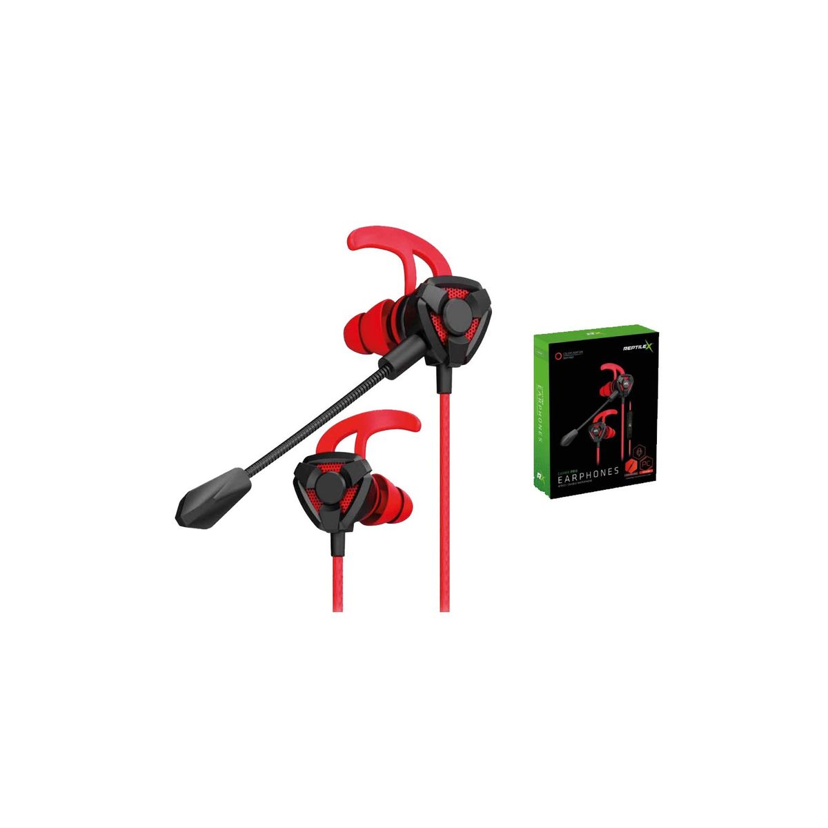 REPTILEX - Audífonos Gamer Conector 35mm Con Doble Micrófono - SC
