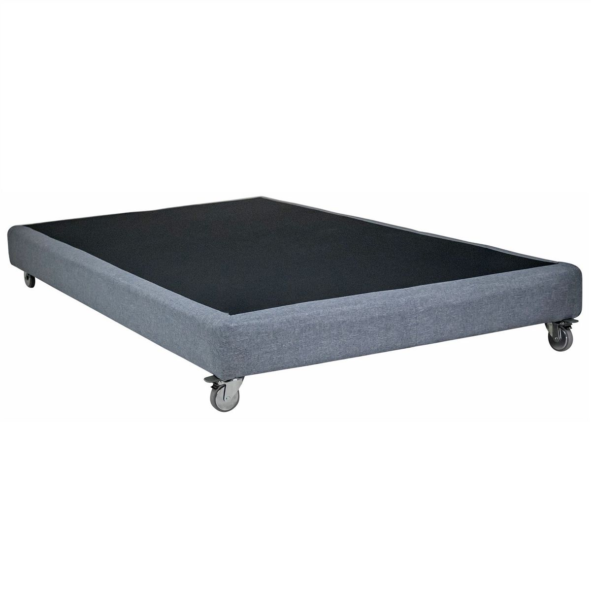 BLOCCARE - Base De Cama 1.5 Plazas Box 13 cm largo 190 cm con rueda pyton