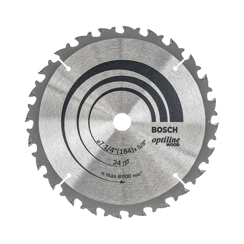 BOSCH - Disco sierra 71/4" 24 dientes Bosch
