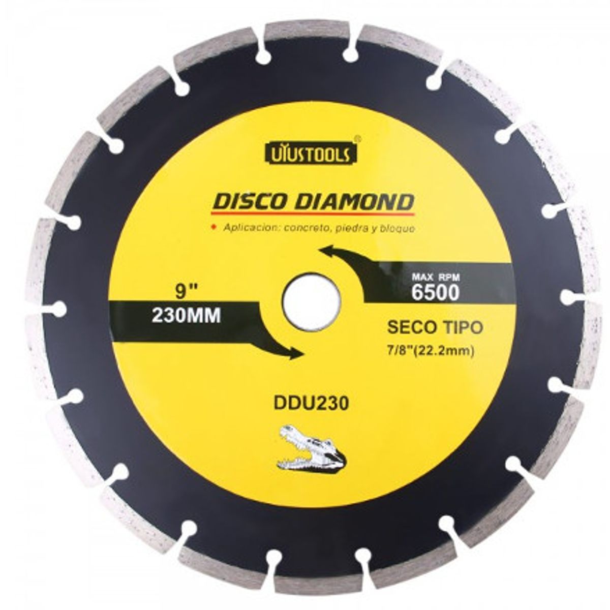 UYUSTOOL - DISCO DIAMANTADO UYUSTOOLSLUKO SEGMENTADO 9