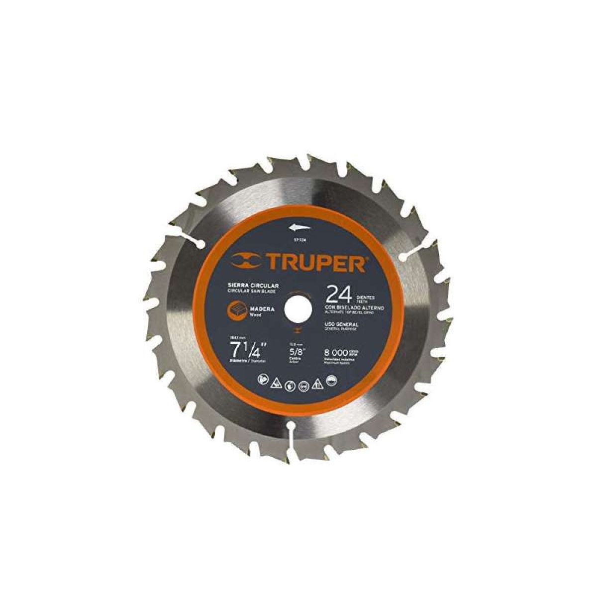 TRUPER - SIERRA CIRCULAR 7 14 X 24 D TRUPER