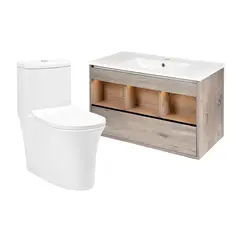 STRETTO - Pack Baño Burgos - Mueble + Sanitario