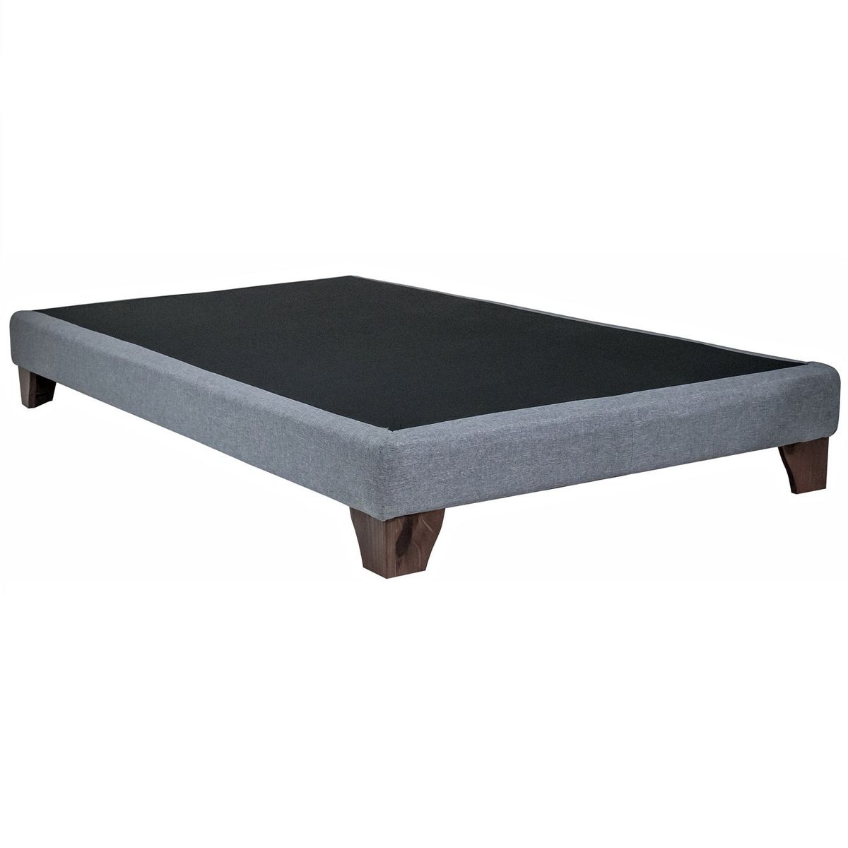 BLOCCARE - Base De Cama 1.5 Plazas Box 13 cm largo 200cm con patas madera 11 cm