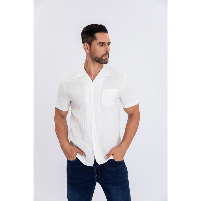 MPROPIA - Camisa Resort Regular Fit Verano Fashion Hombre Manga Corta 161