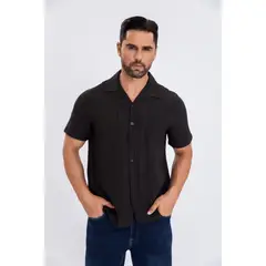 MPROPIA - Camisa Resort Regular Fit Verano Fashion Hombre Manga Corta 161