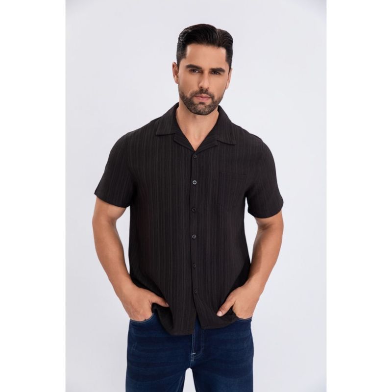 MPROPIA - Camisa Resort Regular Fit Verano Fashion Hombre Manga Corta 161