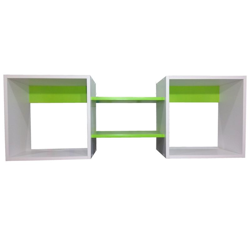 MUEBLES KIDS - Repisa cubo verde pistacho