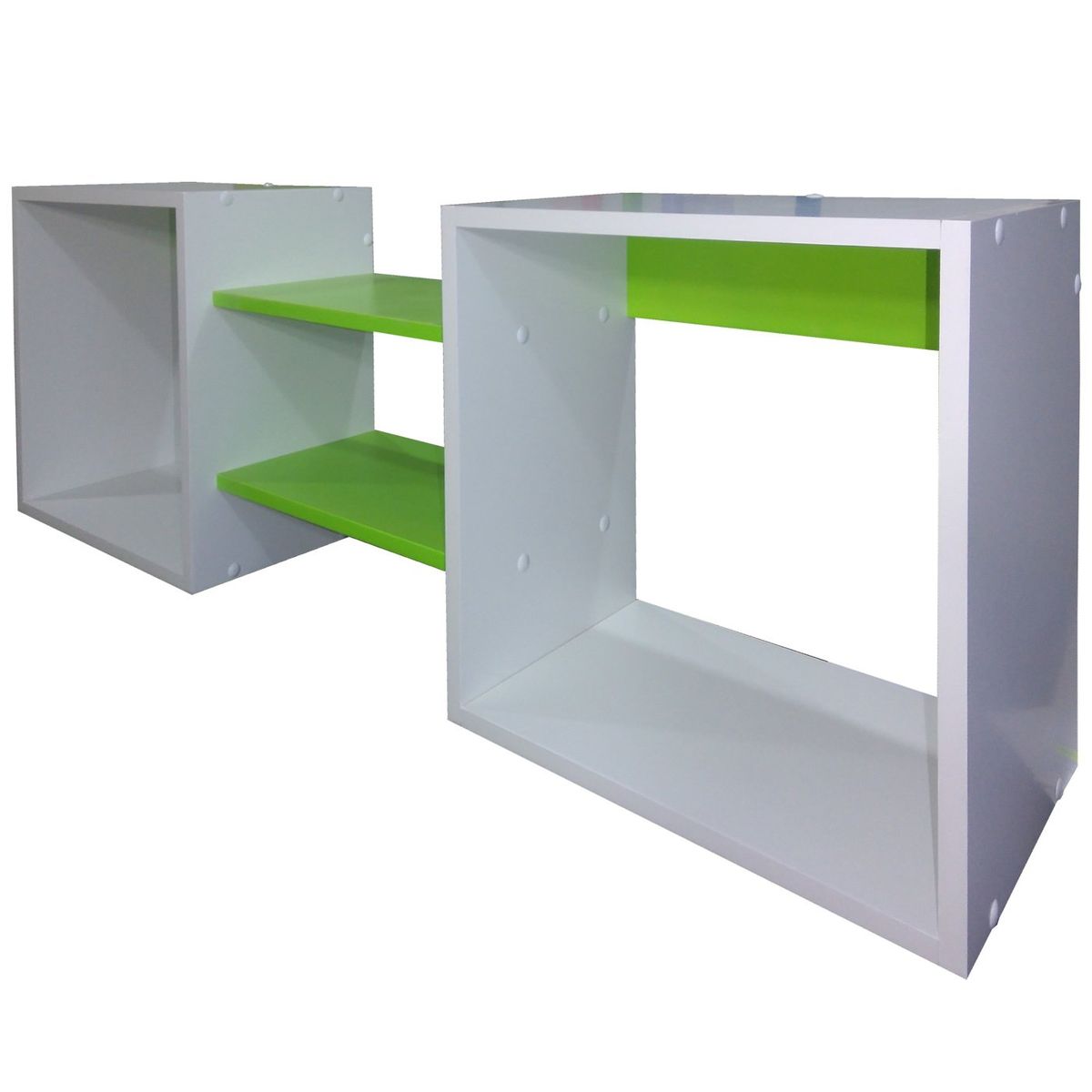 MUEBLES KIDS - Repisa cubo verde pistacho