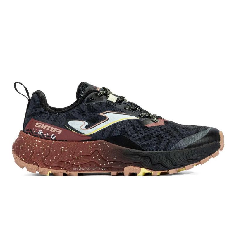 JOMA - Zapatilla Trail Running Mujer Sima 24 Negro Café Joma