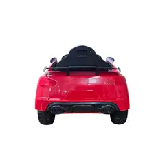 CASA BELLA - Auto Eléctrico Deportivo para Niños ROJO 6V + Control Bluetooth + Luces LED