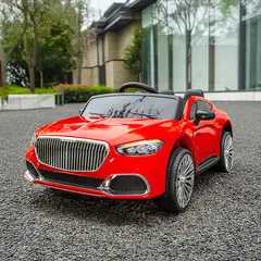 CASA BELLA - Auto Niño eléctrico bluetooth musica control para padres rojo HZBB-966