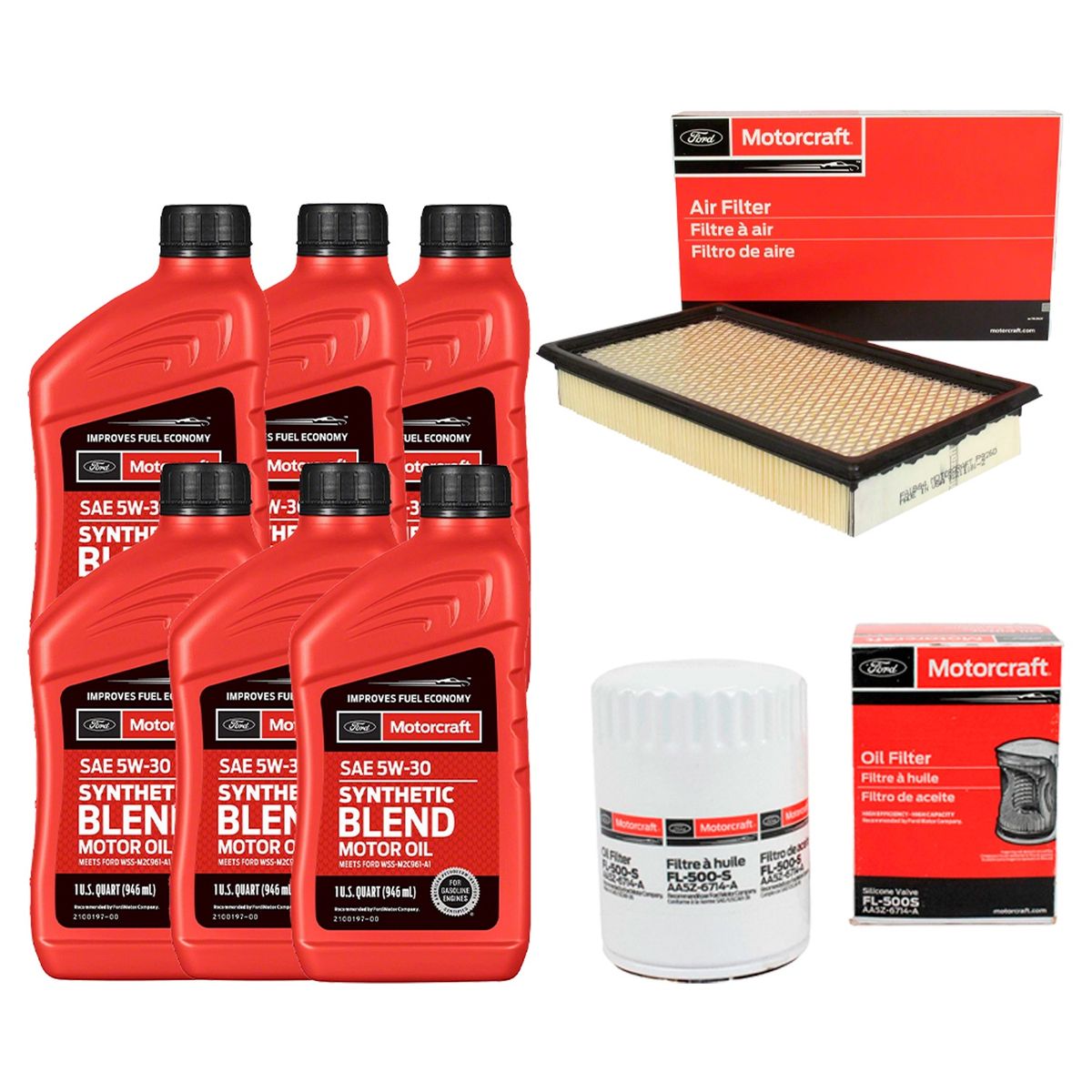 FORD - Kit Mantención Ford Edge 3.5 Filtro Aceite + Aceite + Aire