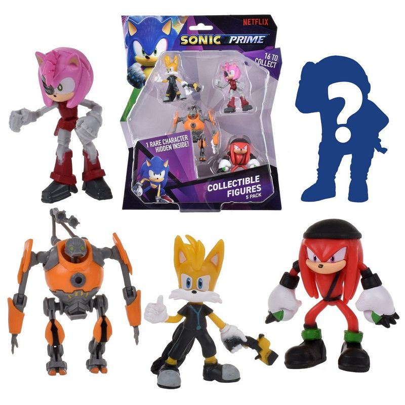 SONIC - Pack 5 Figuras Sonic De 7 Cms - Tails