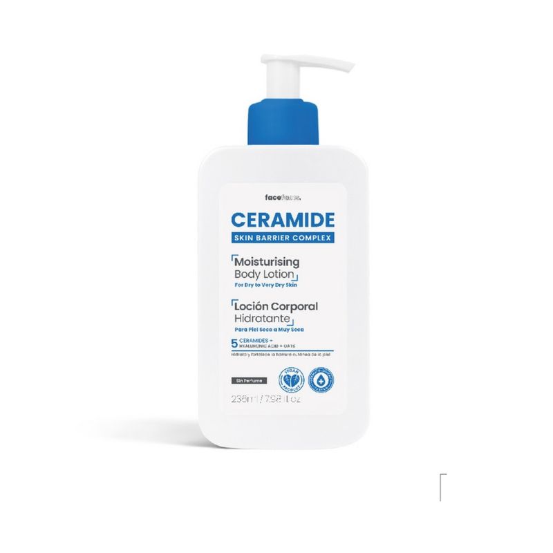 GENERICO - Locion Corporal Hidratante Piel Seca a Muy Seca 236ml Ceramide.-