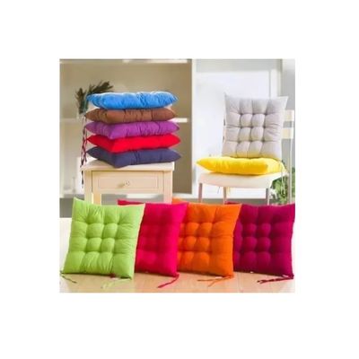 Imagen 2 del producto Cojines De Silla Cuadrado Liso Colores Set 6 unidades