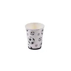 GENERICO - Vaso De Carton Futbol 6pcs 250ml