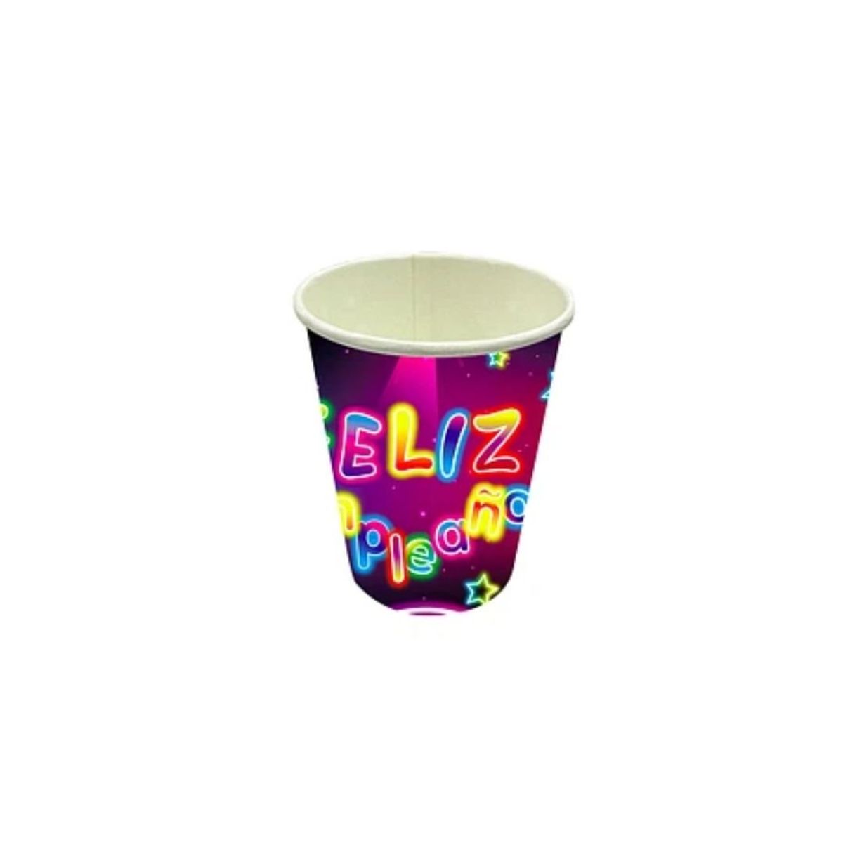 GENERICO - Vasos De Carton Feliz Cumpleaños 6pcs 250ml