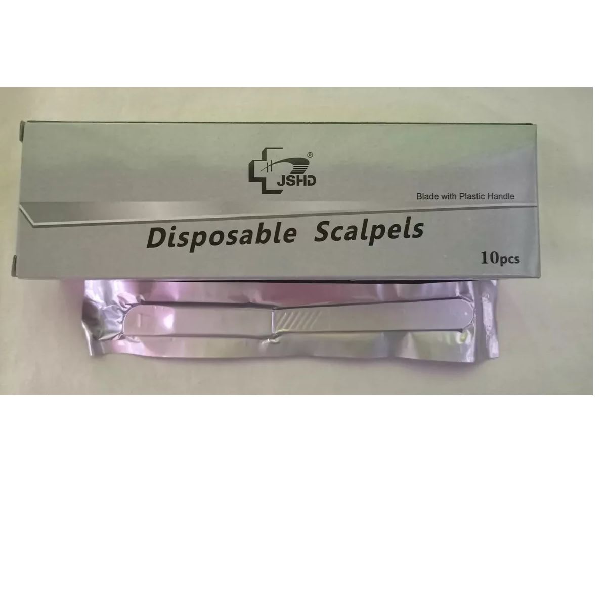 GENERICO - Bisturi Con Mango Pack 10 Unidades  Numero 15